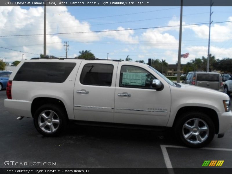 White Diamond Tricoat / Light Titanium/Dark Titanium 2013 Chevrolet Tahoe LT 4x4