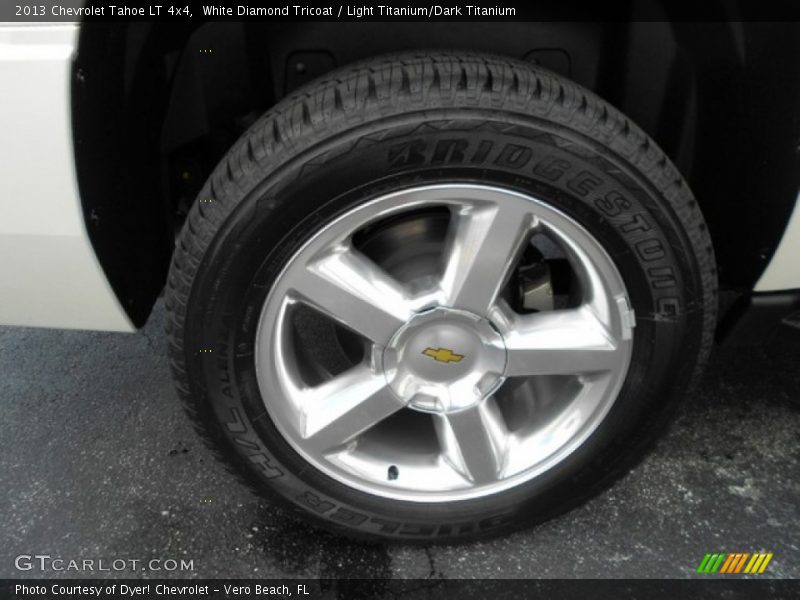 White Diamond Tricoat / Light Titanium/Dark Titanium 2013 Chevrolet Tahoe LT 4x4