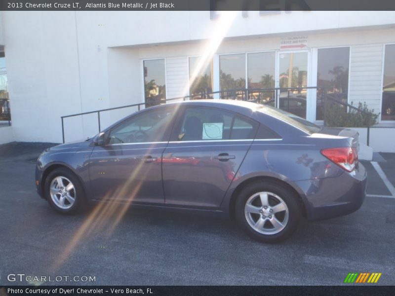 Atlantis Blue Metallic / Jet Black 2013 Chevrolet Cruze LT