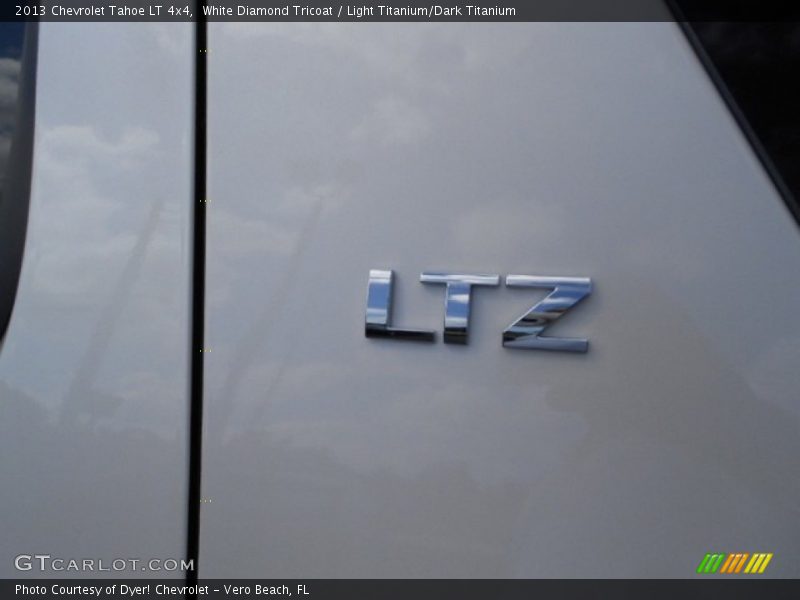 White Diamond Tricoat / Light Titanium/Dark Titanium 2013 Chevrolet Tahoe LT 4x4