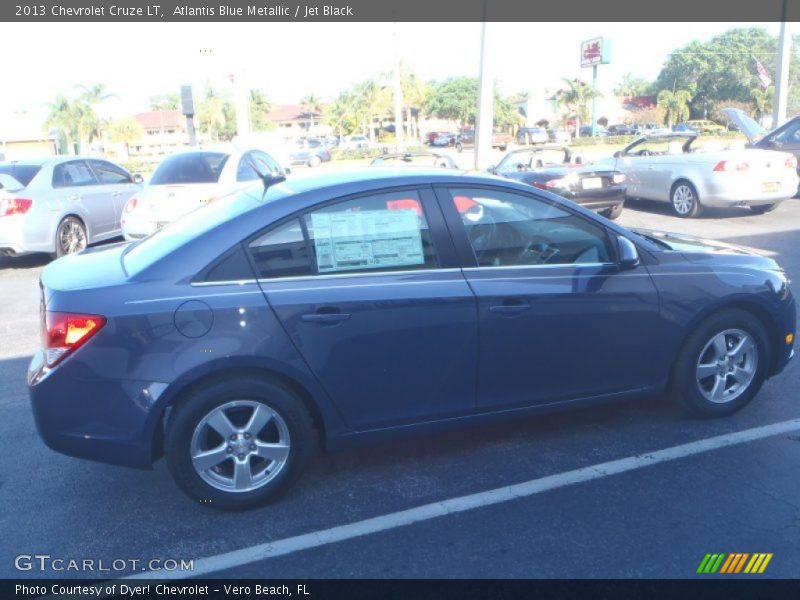 Atlantis Blue Metallic / Jet Black 2013 Chevrolet Cruze LT