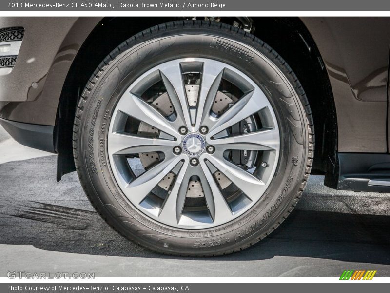 Dakota Brown Metallic / Almond Beige 2013 Mercedes-Benz GL 450 4Matic