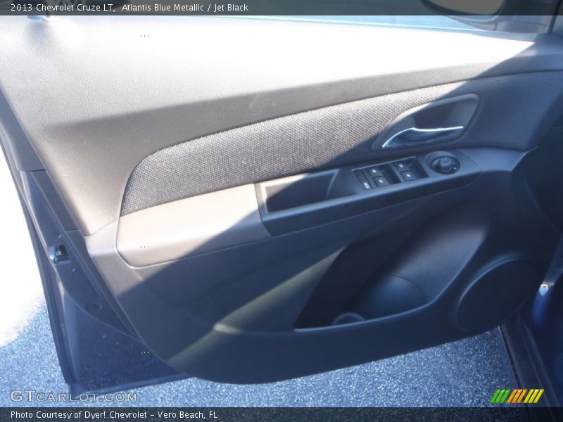 Atlantis Blue Metallic / Jet Black 2013 Chevrolet Cruze LT
