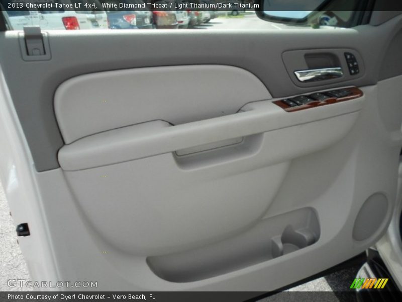 White Diamond Tricoat / Light Titanium/Dark Titanium 2013 Chevrolet Tahoe LT 4x4