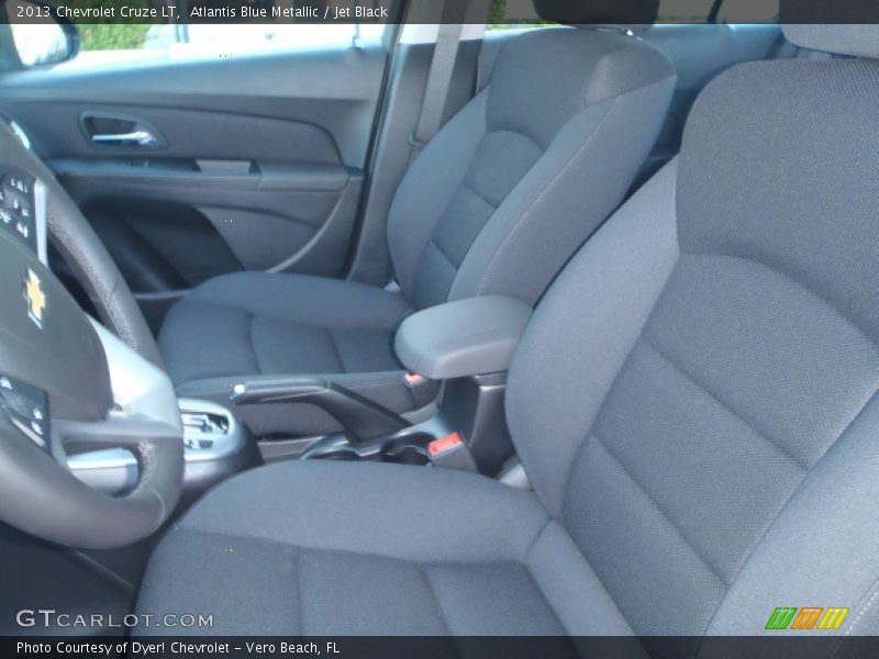 Atlantis Blue Metallic / Jet Black 2013 Chevrolet Cruze LT