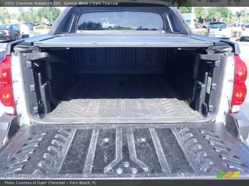 Summit White / Dark Charcoal 2003 Chevrolet Avalanche Z66