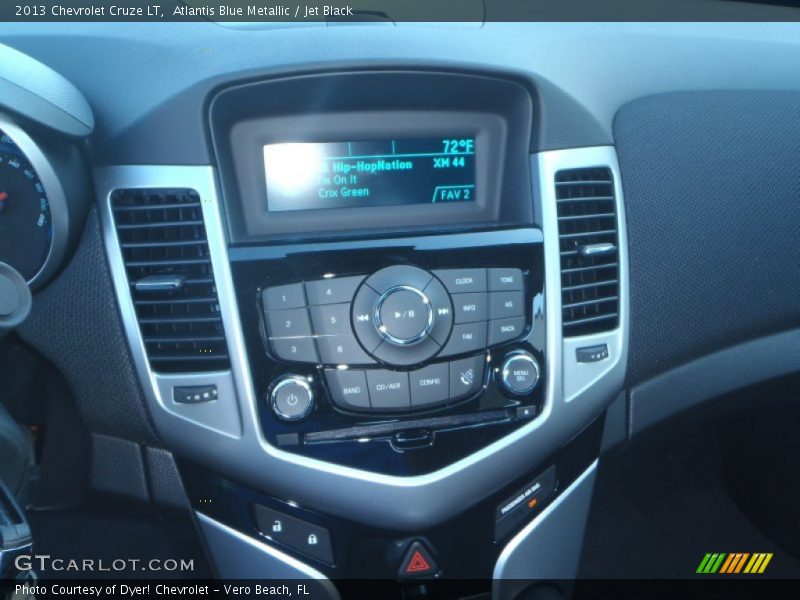 Atlantis Blue Metallic / Jet Black 2013 Chevrolet Cruze LT
