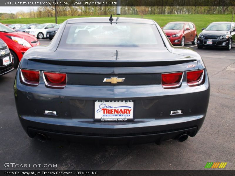 Cyber Gray Metallic / Black 2011 Chevrolet Camaro SS/RS Coupe