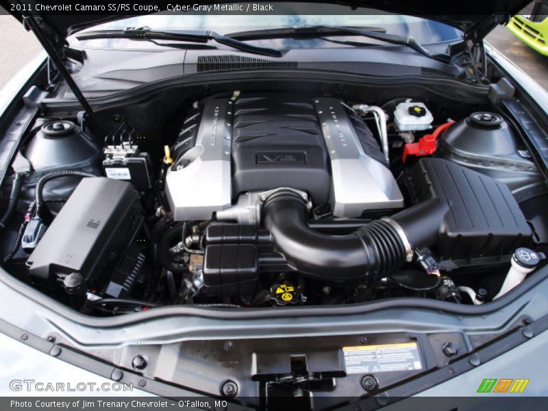 Cyber Gray Metallic / Black 2011 Chevrolet Camaro SS/RS Coupe