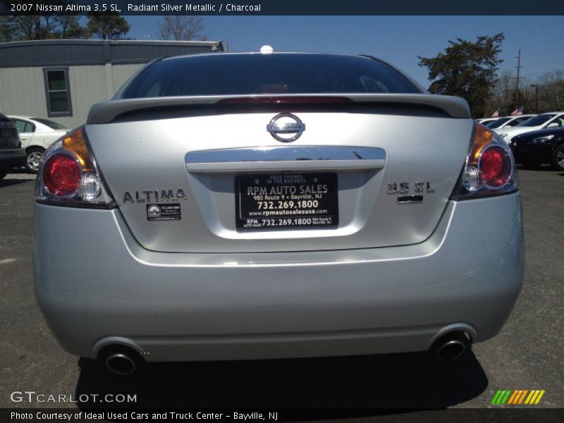 Radiant Silver Metallic / Charcoal 2007 Nissan Altima 3.5 SL