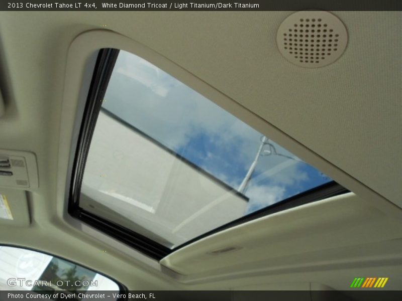 White Diamond Tricoat / Light Titanium/Dark Titanium 2013 Chevrolet Tahoe LT 4x4