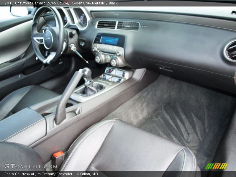 Cyber Gray Metallic / Black 2011 Chevrolet Camaro SS/RS Coupe