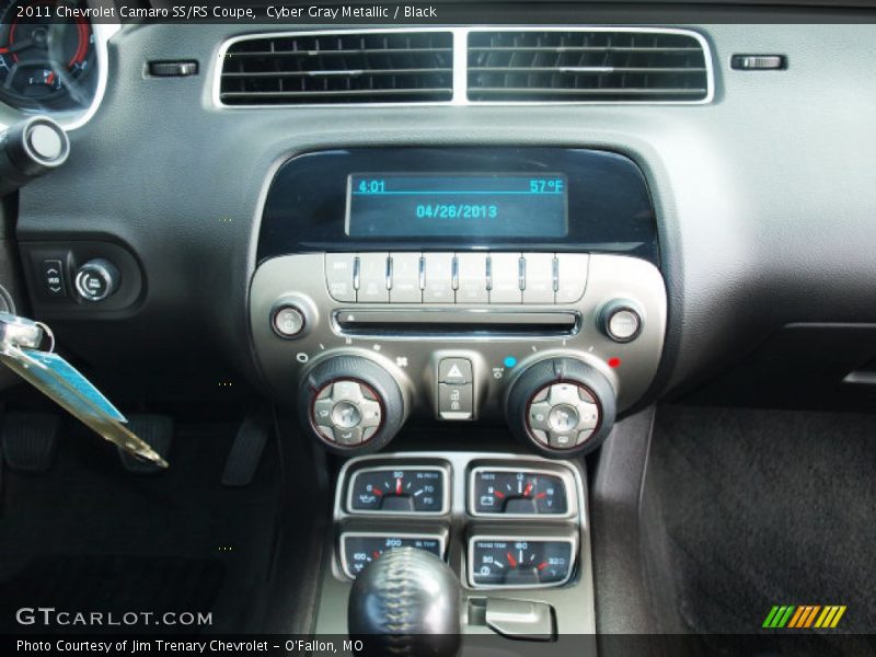 Cyber Gray Metallic / Black 2011 Chevrolet Camaro SS/RS Coupe