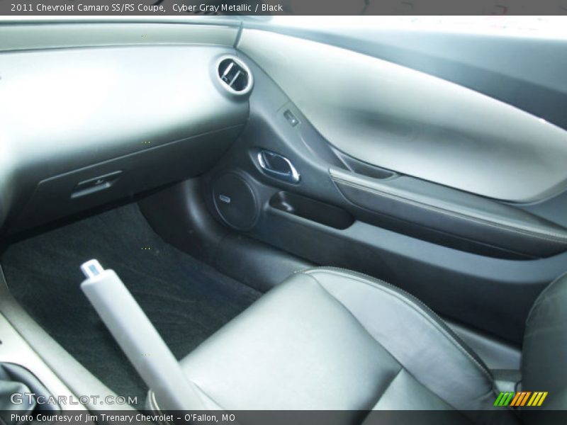 Cyber Gray Metallic / Black 2011 Chevrolet Camaro SS/RS Coupe