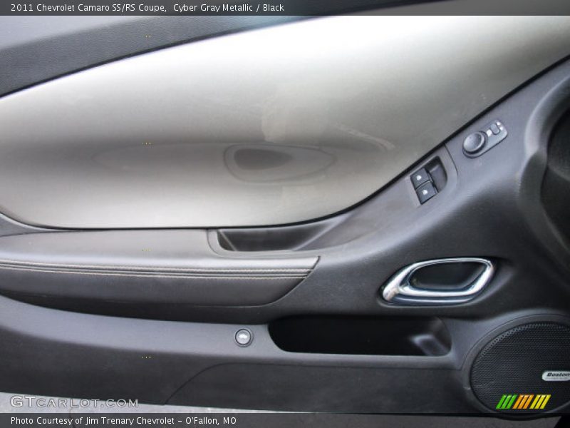 Cyber Gray Metallic / Black 2011 Chevrolet Camaro SS/RS Coupe