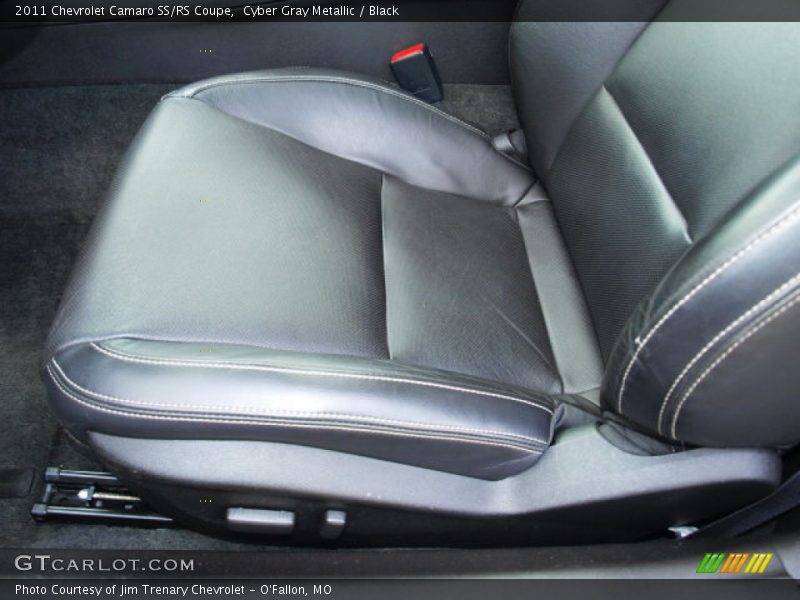 Cyber Gray Metallic / Black 2011 Chevrolet Camaro SS/RS Coupe