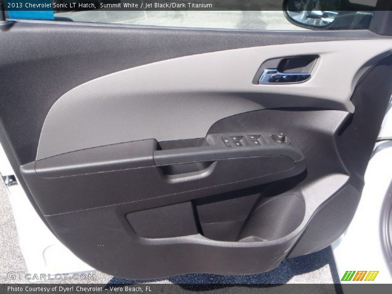 Summit White / Jet Black/Dark Titanium 2013 Chevrolet Sonic LT Hatch