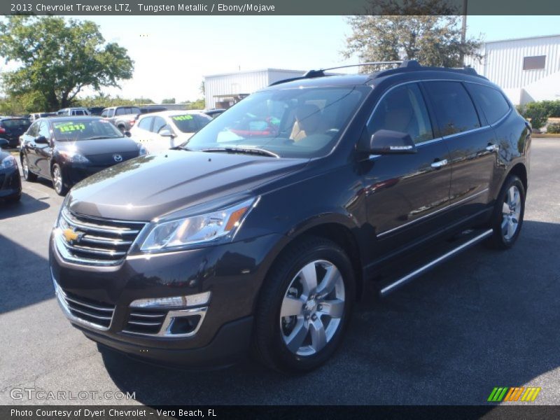 Tungsten Metallic / Ebony/Mojave 2013 Chevrolet Traverse LTZ