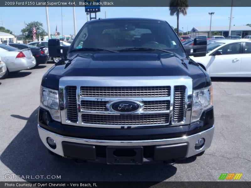 Black / Black/Black 2009 Ford F150 Lariat SuperCrew 4x4