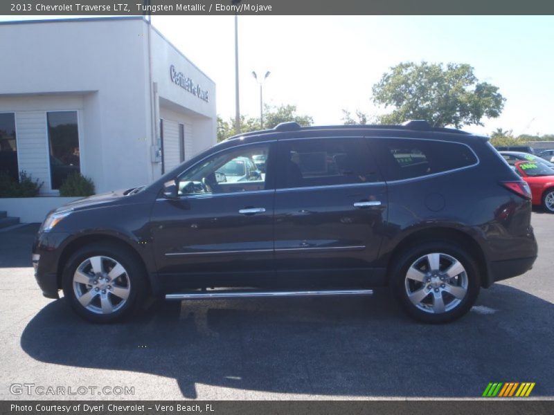 Tungsten Metallic / Ebony/Mojave 2013 Chevrolet Traverse LTZ