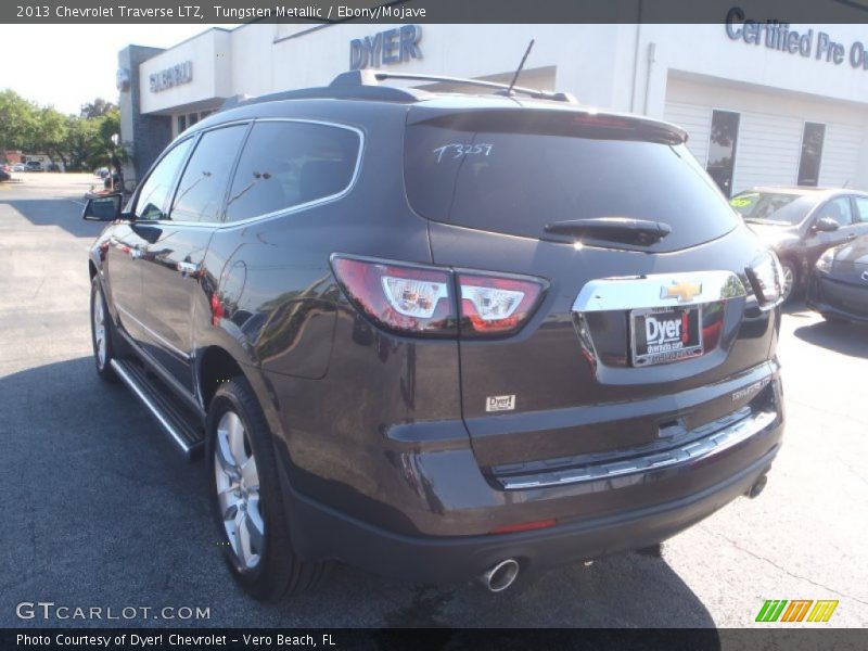 Tungsten Metallic / Ebony/Mojave 2013 Chevrolet Traverse LTZ