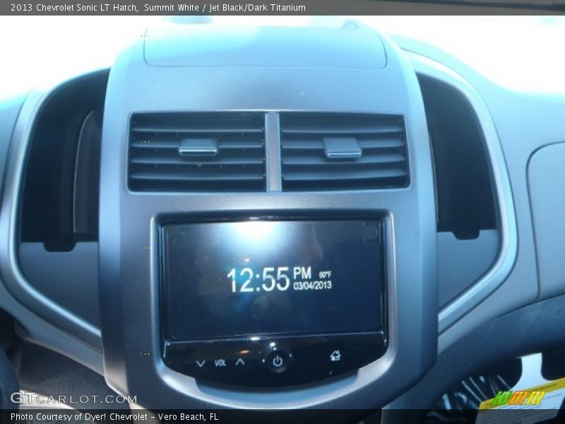 Summit White / Jet Black/Dark Titanium 2013 Chevrolet Sonic LT Hatch