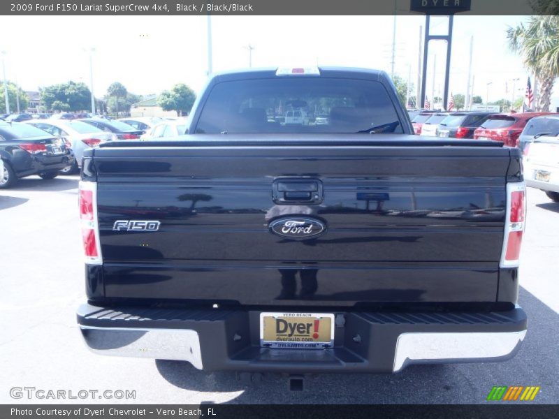 Black / Black/Black 2009 Ford F150 Lariat SuperCrew 4x4