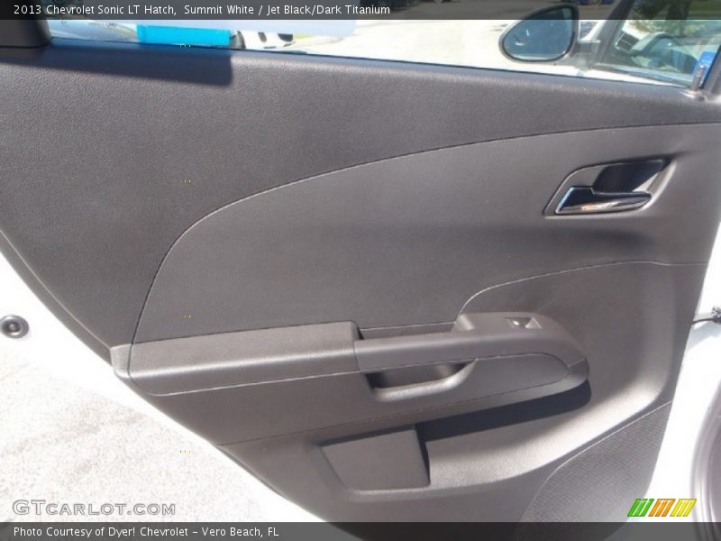 Summit White / Jet Black/Dark Titanium 2013 Chevrolet Sonic LT Hatch