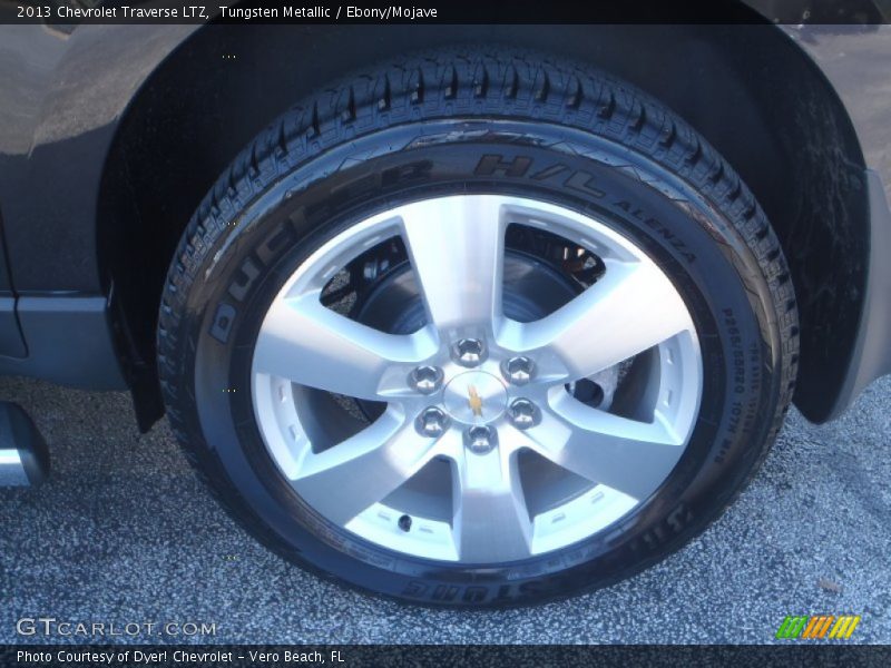 Tungsten Metallic / Ebony/Mojave 2013 Chevrolet Traverse LTZ