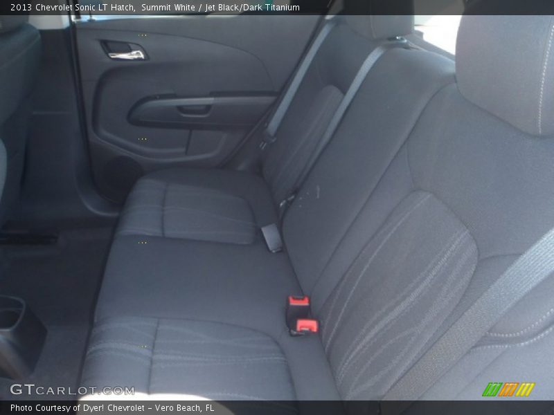 Summit White / Jet Black/Dark Titanium 2013 Chevrolet Sonic LT Hatch