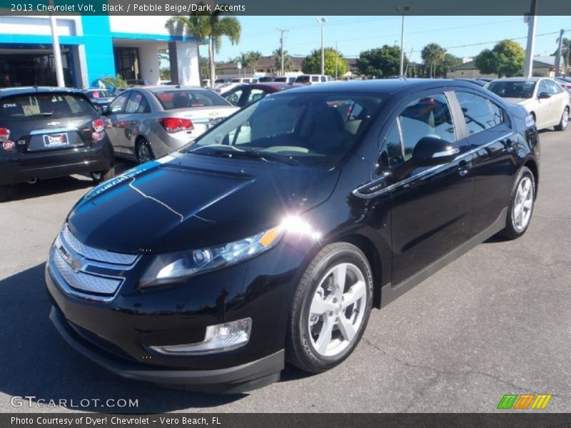 Black / Pebble Beige/Dark Accents 2013 Chevrolet Volt