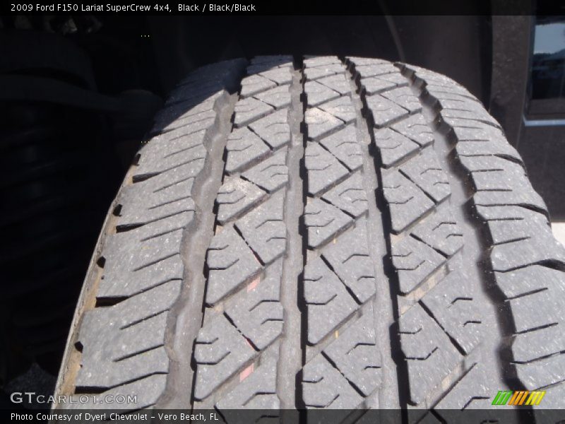 Black / Black/Black 2009 Ford F150 Lariat SuperCrew 4x4