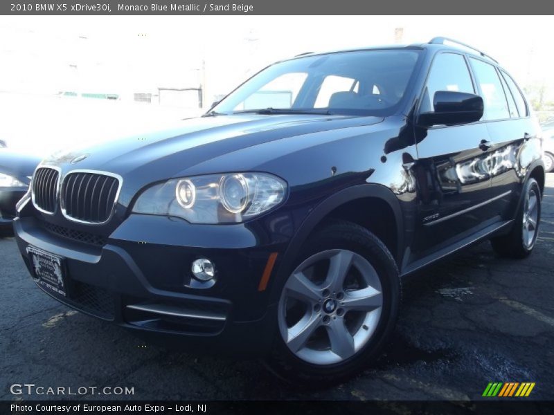 Monaco Blue Metallic / Sand Beige 2010 BMW X5 xDrive30i