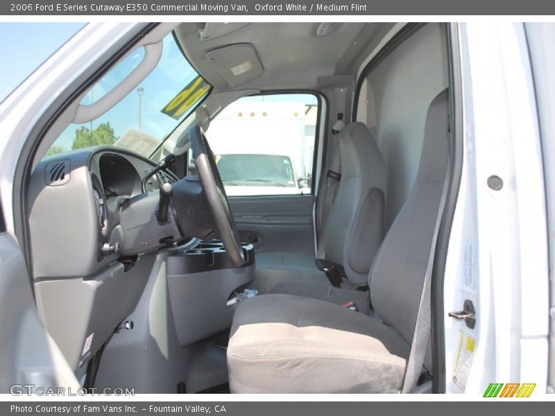 Oxford White / Medium Flint 2006 Ford E Series Cutaway E350 Commercial Moving Van
