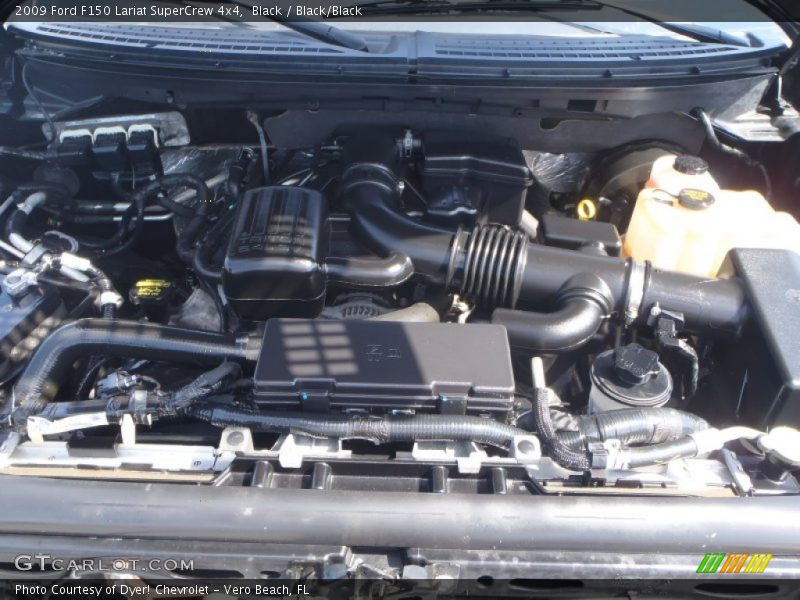 Black / Black/Black 2009 Ford F150 Lariat SuperCrew 4x4