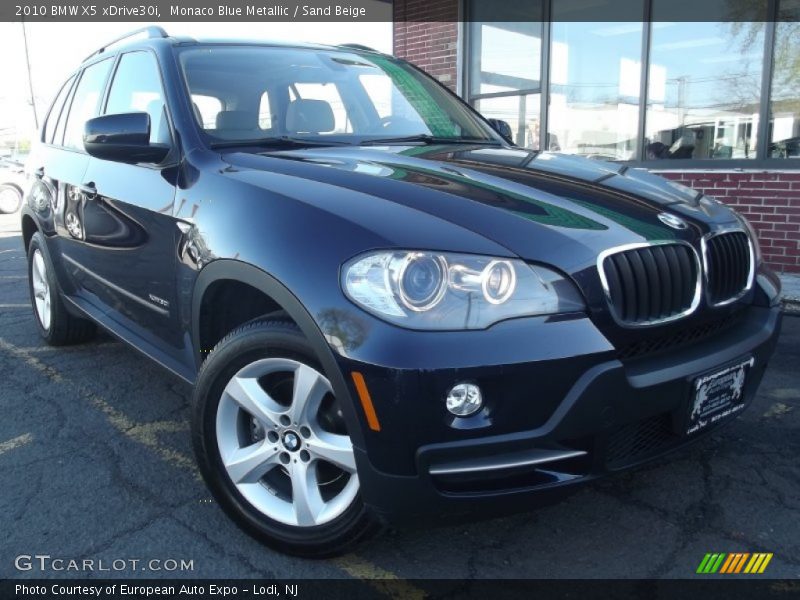 Monaco Blue Metallic / Sand Beige 2010 BMW X5 xDrive30i