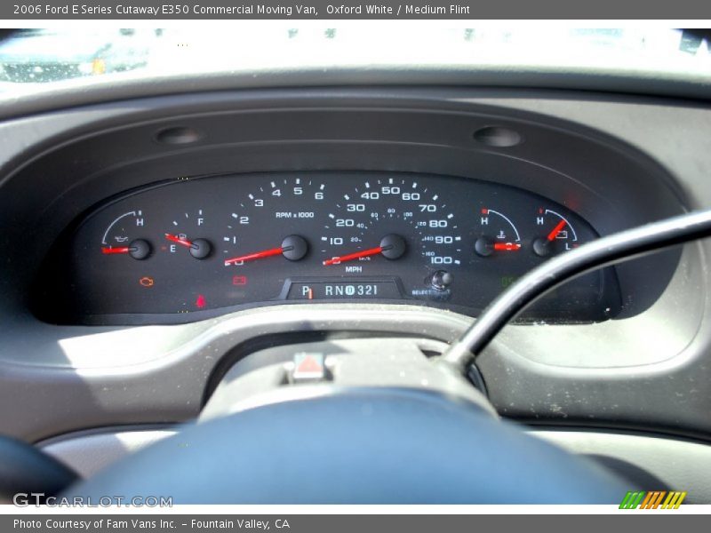 Oxford White / Medium Flint 2006 Ford E Series Cutaway E350 Commercial Moving Van