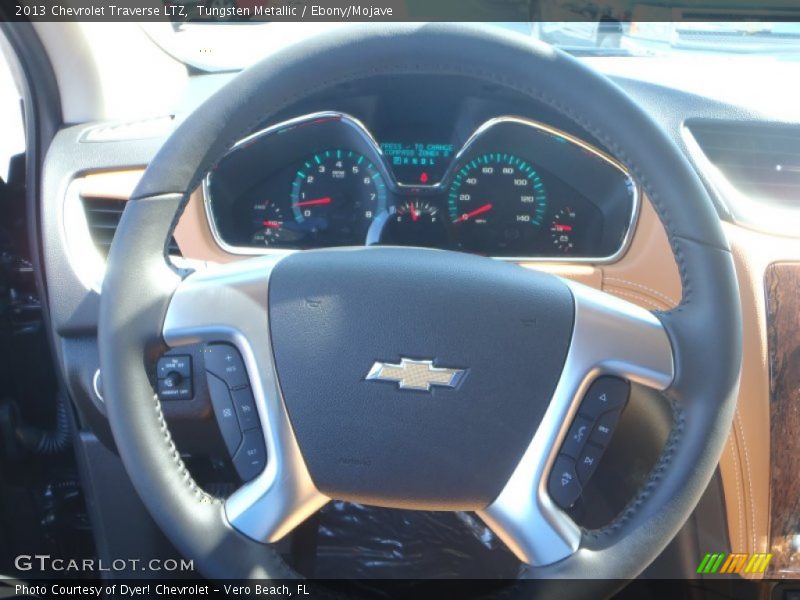 Tungsten Metallic / Ebony/Mojave 2013 Chevrolet Traverse LTZ