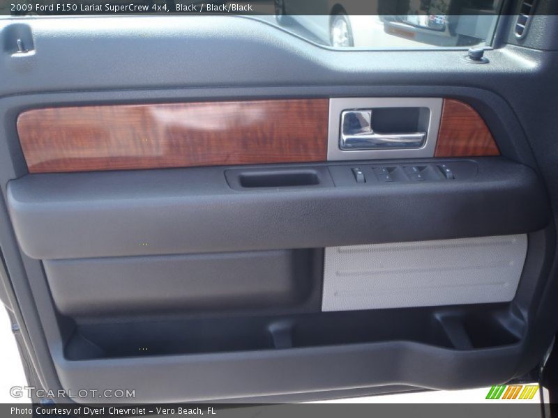 Black / Black/Black 2009 Ford F150 Lariat SuperCrew 4x4