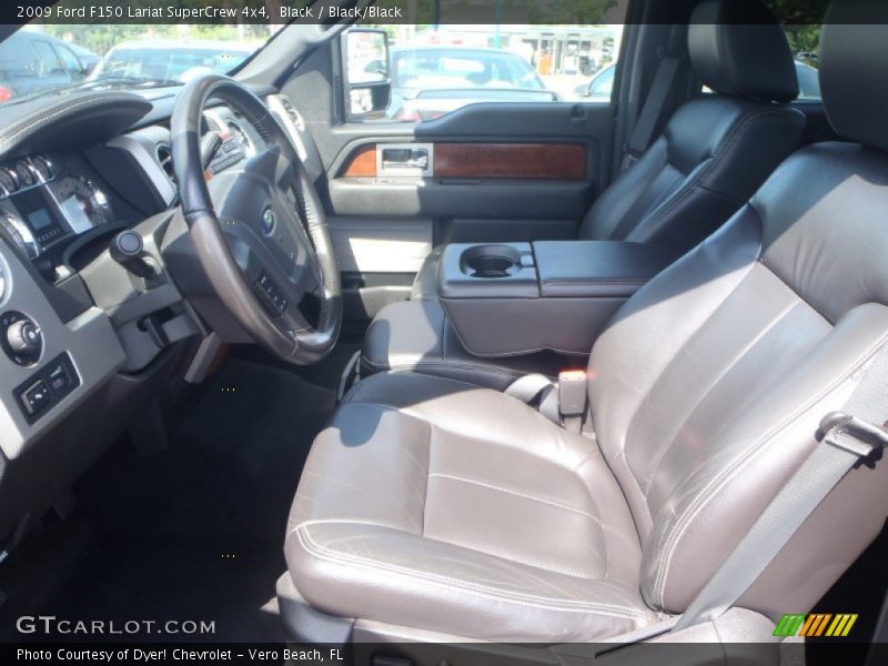  2009 F150 Lariat SuperCrew 4x4 Black/Black Interior