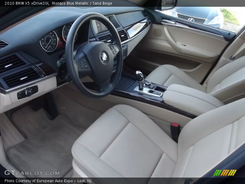 Monaco Blue Metallic / Sand Beige 2010 BMW X5 xDrive30i