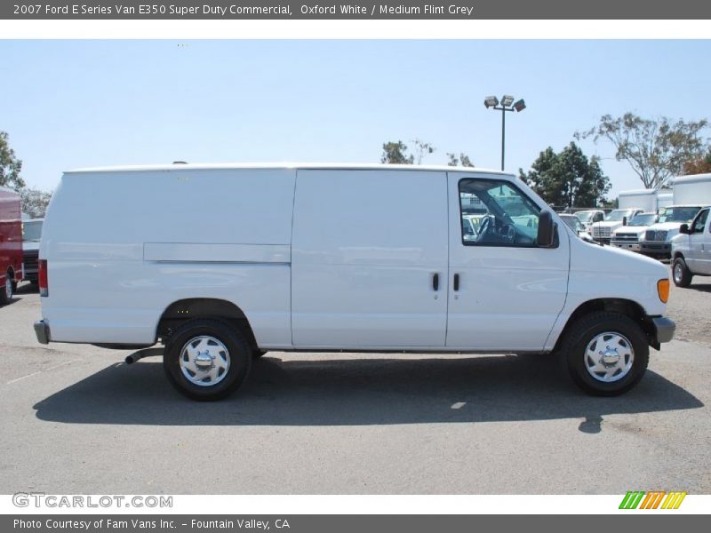 Oxford White / Medium Flint Grey 2007 Ford E Series Van E350 Super Duty Commercial