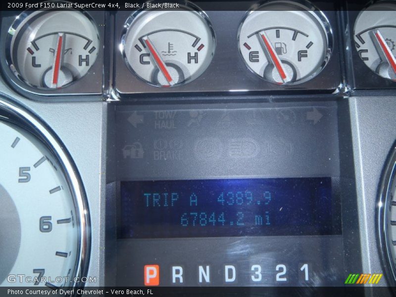 Black / Black/Black 2009 Ford F150 Lariat SuperCrew 4x4