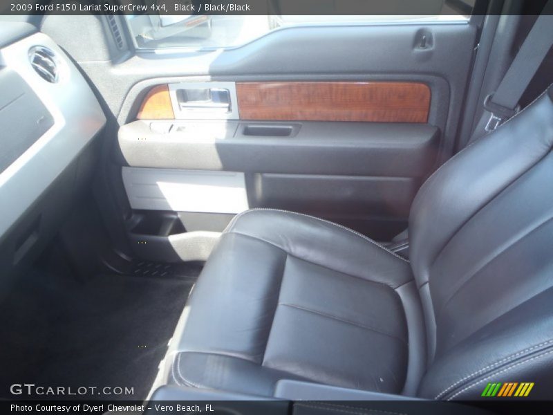 Black / Black/Black 2009 Ford F150 Lariat SuperCrew 4x4