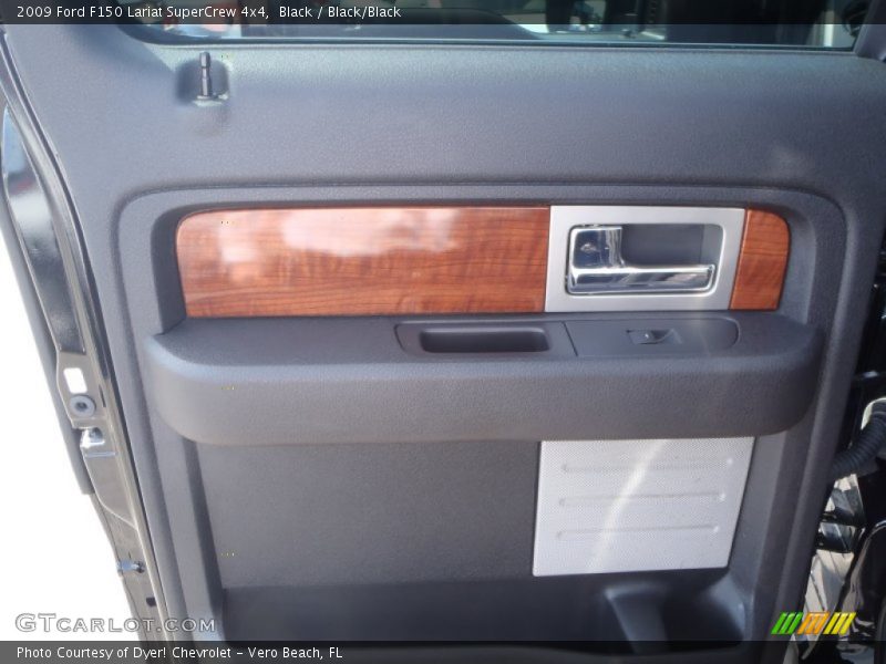 Black / Black/Black 2009 Ford F150 Lariat SuperCrew 4x4