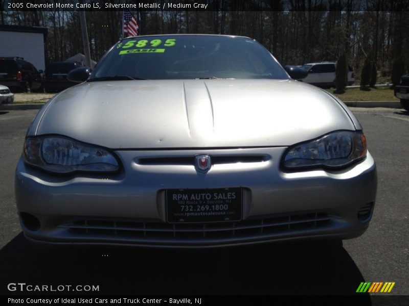 Silverstone Metallic / Medium Gray 2005 Chevrolet Monte Carlo LS