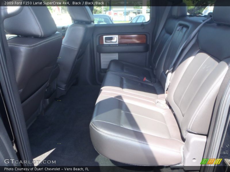 Black / Black/Black 2009 Ford F150 Lariat SuperCrew 4x4