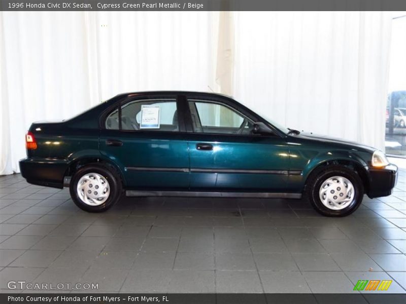 Cypress Green Pearl Metallic / Beige 1996 Honda Civic DX Sedan