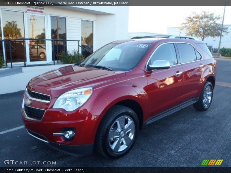 Crystal Red Tintcoat / Brownstone/Jet Black 2013 Chevrolet Equinox LTZ