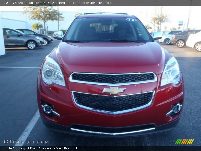 Crystal Red Tintcoat / Brownstone/Jet Black 2013 Chevrolet Equinox LTZ